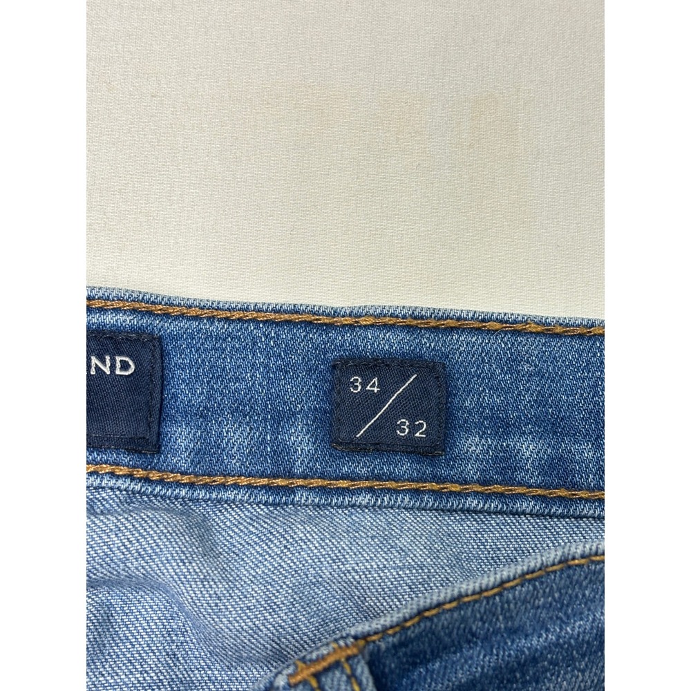Lucky Brand 329 Classic Straight Mens Blue Denim Jeans 34x32 Medium Wash Stretch - Picture 5 of 16